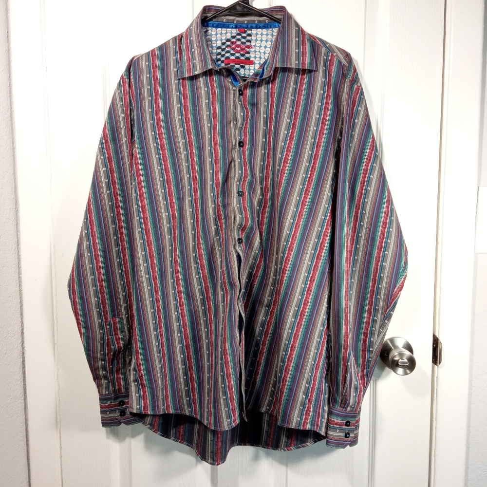 Luchiano Visconti Mens Large Button Up
